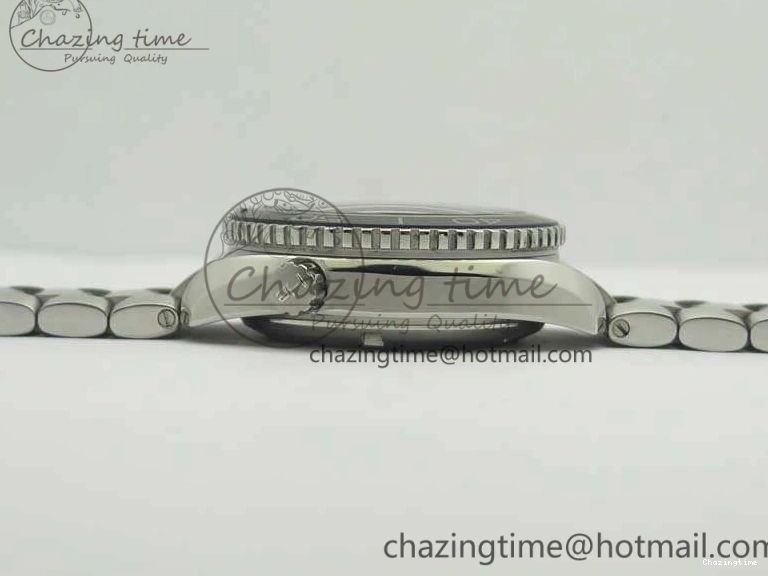 0423 Sleek Planet Ocean Professional Ceramic Bezel 42mm 1:1 MK Best Edition Silver Markers On SS Bracelet A 8085